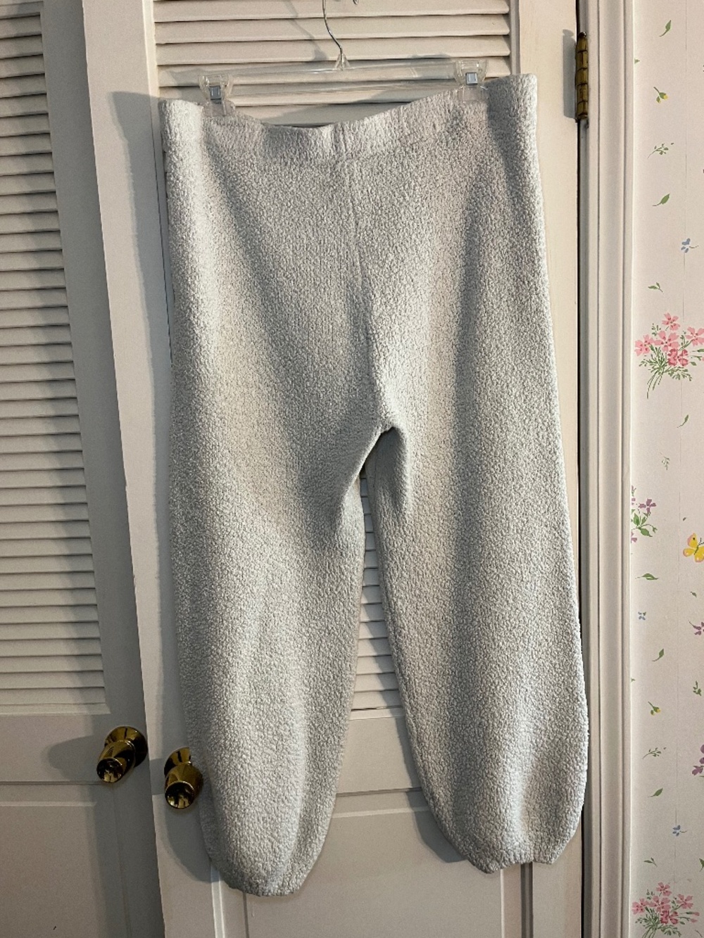 SKIMS Cozy Knit 2-Piece Set Smoke Pale Gray Zip-Up Hoodie & Joggers 2X/3X - Picture 6 of 10